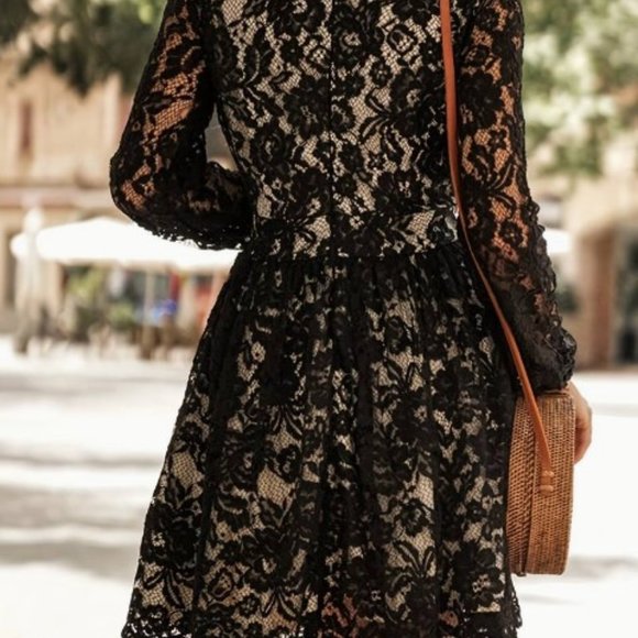 ASOS Black Lace Dress - Picture 4 of 6